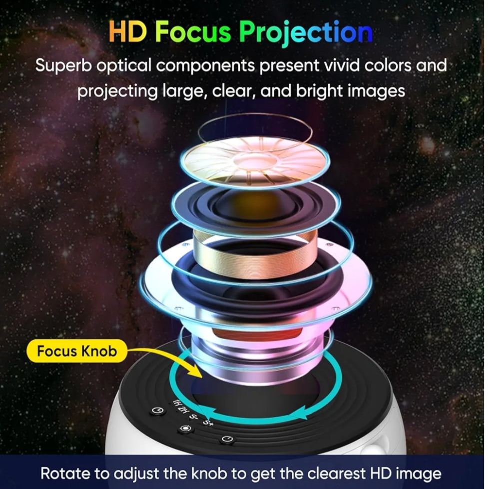 Premium Night Light Galaxy Projector Lamp by Prokart